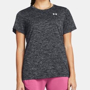 Under Armour Tech Twist Gray And White T Shirt Womens Size Small/P